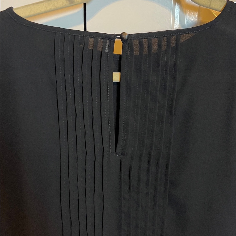 Black Ruffled Blouse - Picture 6 of 9